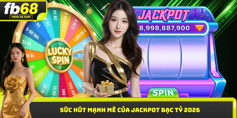 Sức hút mạnh mẽ của jackpot bạc tỷ 2026 